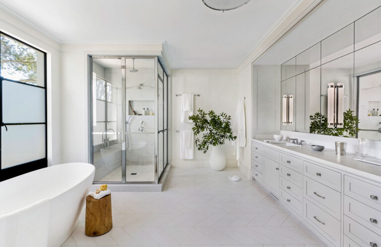 white bathroom