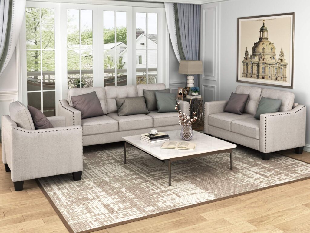 sofa and loveseat set